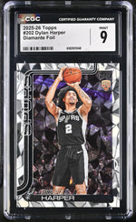 2025 Topps #202 Dylan Harper Diamante Foil CGC 9