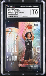 2025 #RTS-2 Dylan Harper Rise to Stardom CGC 10