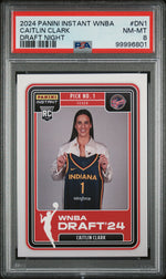 2024 Panini Instant WNBA Draft Night Caitlin Clark #DN1 /45316 PSA 8