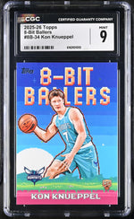 2025 Topps #8B-34 Kon Knueppel 8-Bit Ballers CGC 9