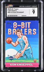 2025 8-Bit Ballers #8B-34 Kon Knueppel 8-Bit Ballers CGC 9