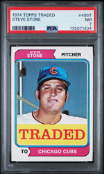 1974 Topps Traded Steven Stone #486T PSA 7