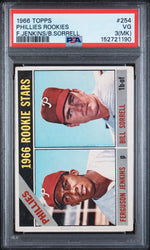 1966 Topps Bill Sorrell/Fergie Jenkins #254 PSA 3