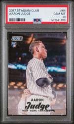 2017 Stadium Club Aaron Judge #64 PSA 10