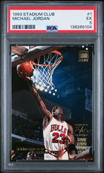 1993 Stadium Club Michael Jordan #1 PSA 5