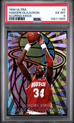 1994 Ultra Scoring Kings Hakeem Olajuwon #4 PSA 6
