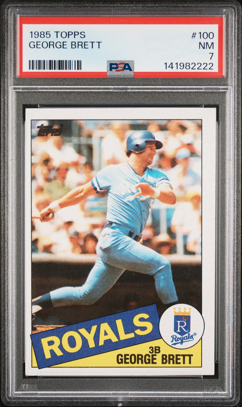1985 Topps George Brett #100 PSA 7