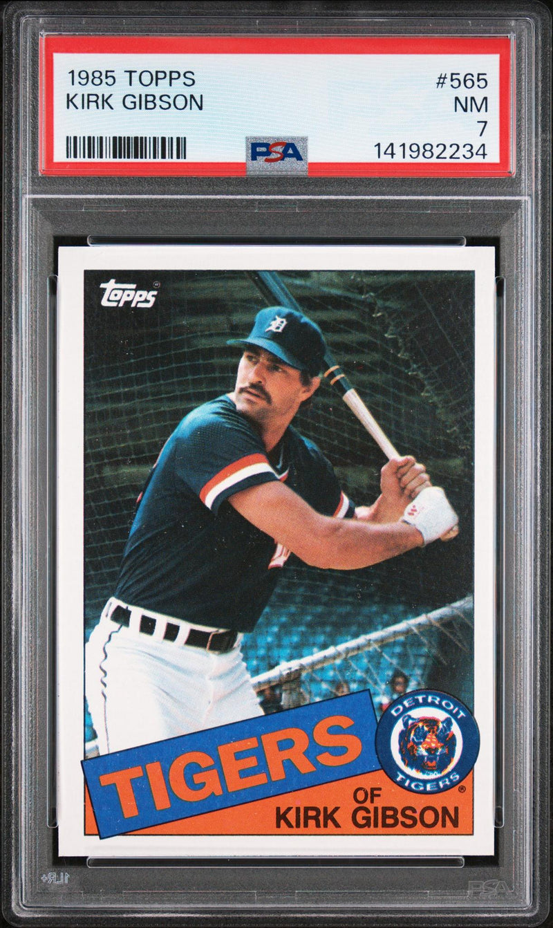1985 Topps Kirk Gibson #565 PSA 7