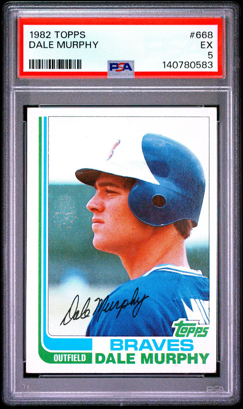 1982 Topps Dale Murphy #668 PSA 5