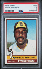 1976 Topps Willie Mccovey #520 PSA 5
