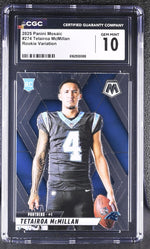 2025 Mosaic #274 Tetairoa McMillan Rookie Variation CGC 10