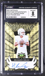 2024 Valiant # Helaman Casuga Valiant High Ceiling Autographs 1/1 Auto CGC 8