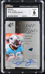2009 SPx #S-JS Jonathan Stewart Super Scripts CGC 6
