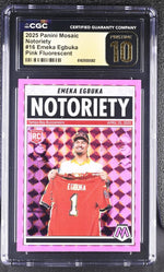 2025 Prizm #16 Emeka Egbuka Notoriety CGC 10
