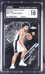 2025 Topps Chrome #GT-17 Dylan Harper Go Time CGC 10