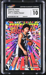 2025 Topps #PP-17 Dylan Harper Power Players CGC 10