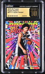 2025 Topps #PP-17 Dylan Harper Power Players CGC 10