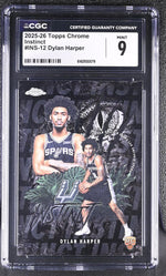 2025 Topps Chrome #INS-12 Dylan Harper Instinct CGC 9