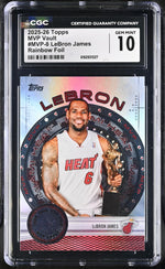 2025 Topps #MVP-8 LeBron James MVP Vault CGC 10