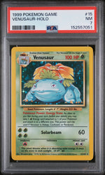 1999 Pokemon Game Holo Venusaur #15 PSA 7