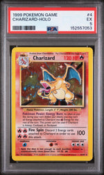 1999 Pokemon Base Set Holo Charizard #4 PSA 5