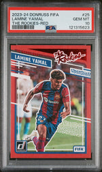 2023 the Rookies Red Lamine Yamal #25 PSA 10