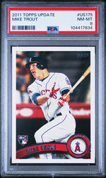2011 Topps Update Mike Trout #US175 PSA 8