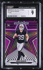2024 Rookies & Stars #114 Brock Bowers /299 CGC 9