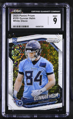 2025 Prizm #359 Gunnar Helm White Disco CGC 9