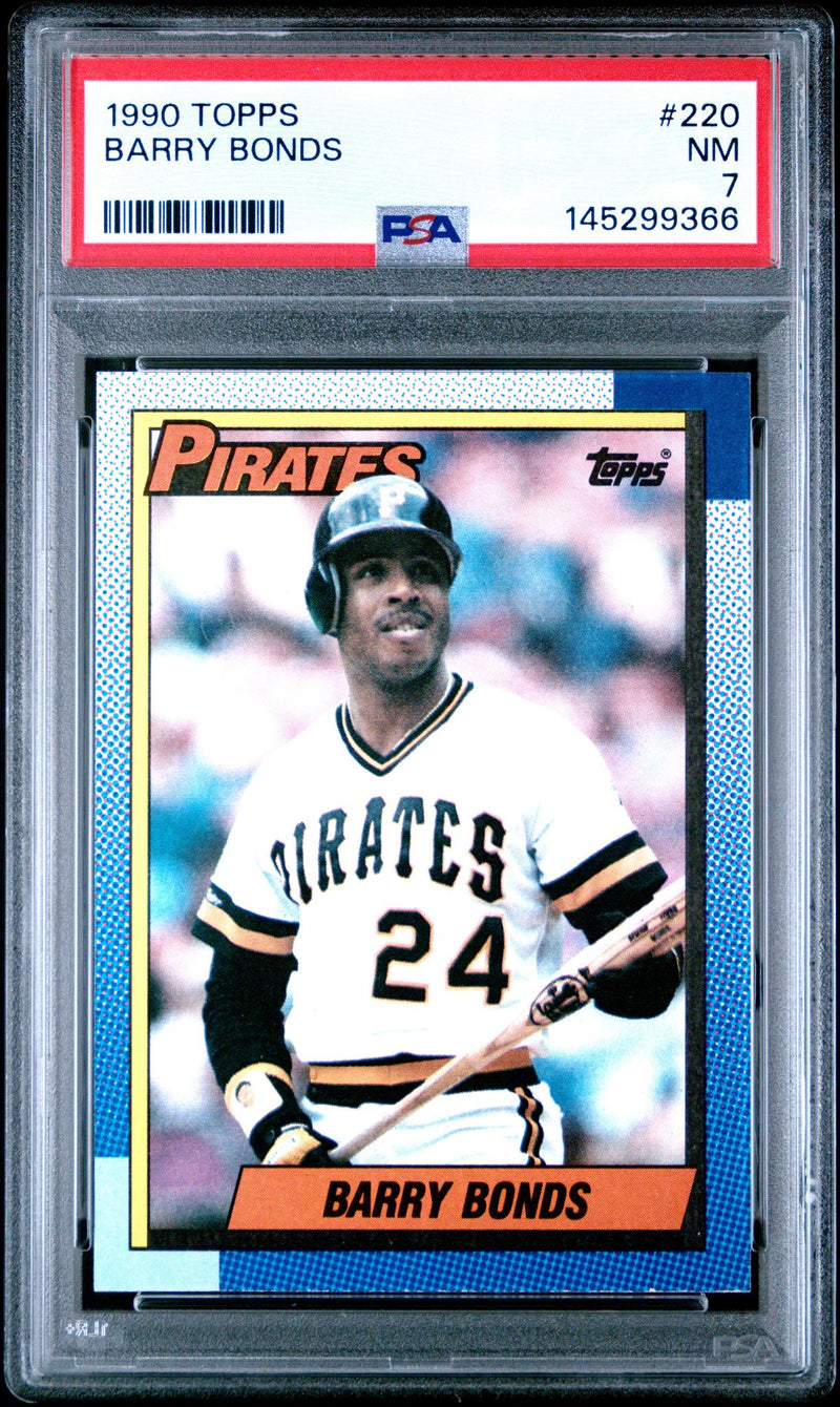 1990 Topps Barry Bonds #220 PSA 7