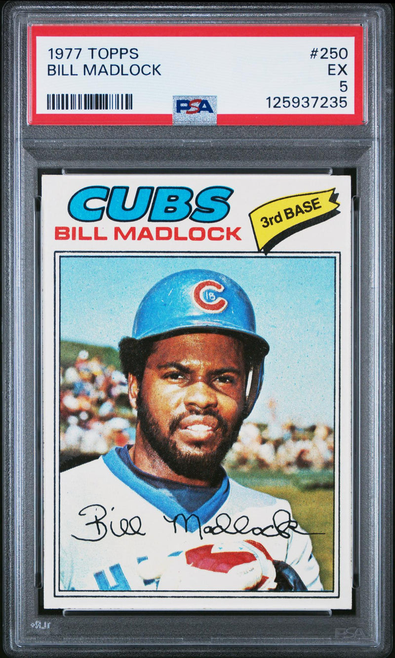 1977 Topps Bill Madlock #250 PSA 5