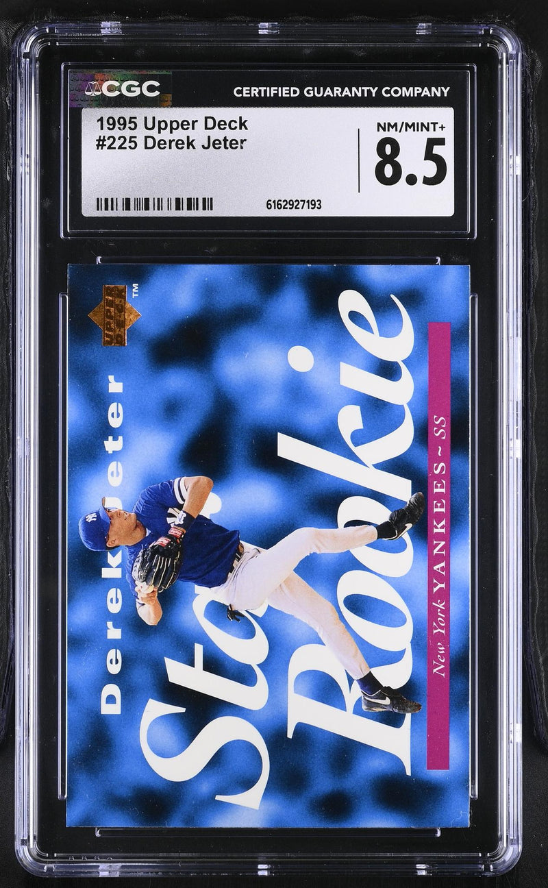 1995 #225 Derek Jeter Star Rookie CGC 8.5