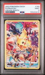 2023 Pokemon Sword and Shield Crown Zenith Pikachu #160 PSA 9