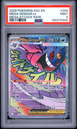 2026 Pokemon Mega Evolution Ascended Heroes Mega Attack Rare Mega Gengar Ex #269 PSA 9