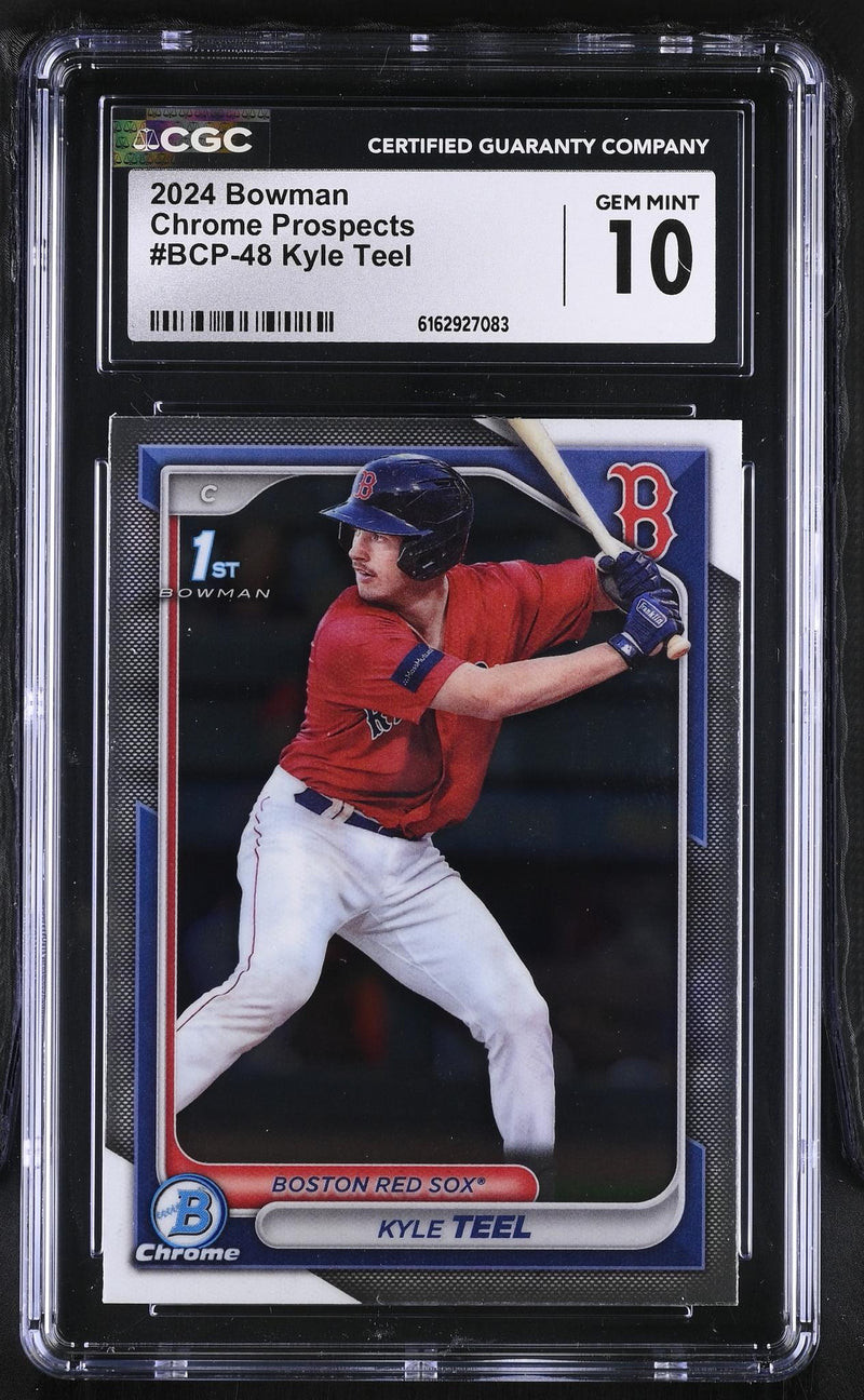 2024 Bowman #BCP-48 Kyle Teel Chrome Prospects CGC 10