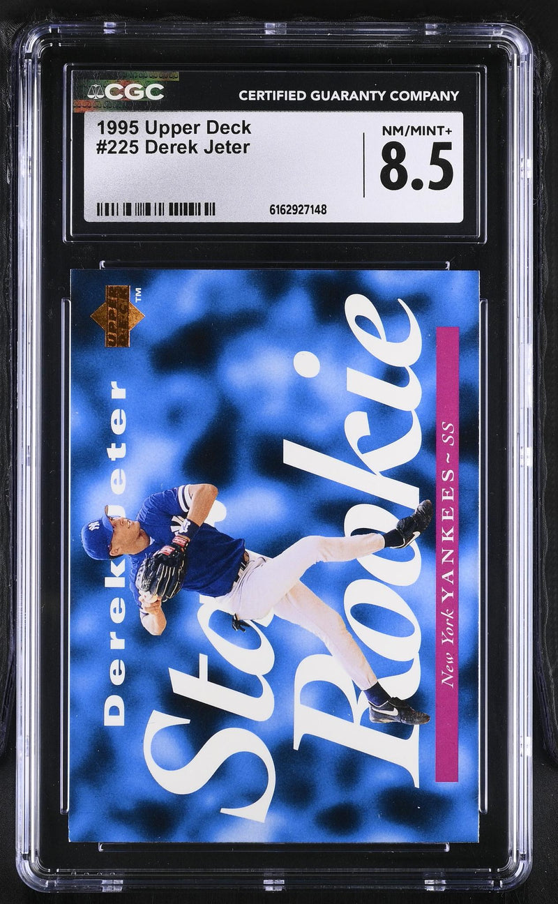 1995 Upper Deck #225 Derek Jeter Star Rookie CGC 8.5