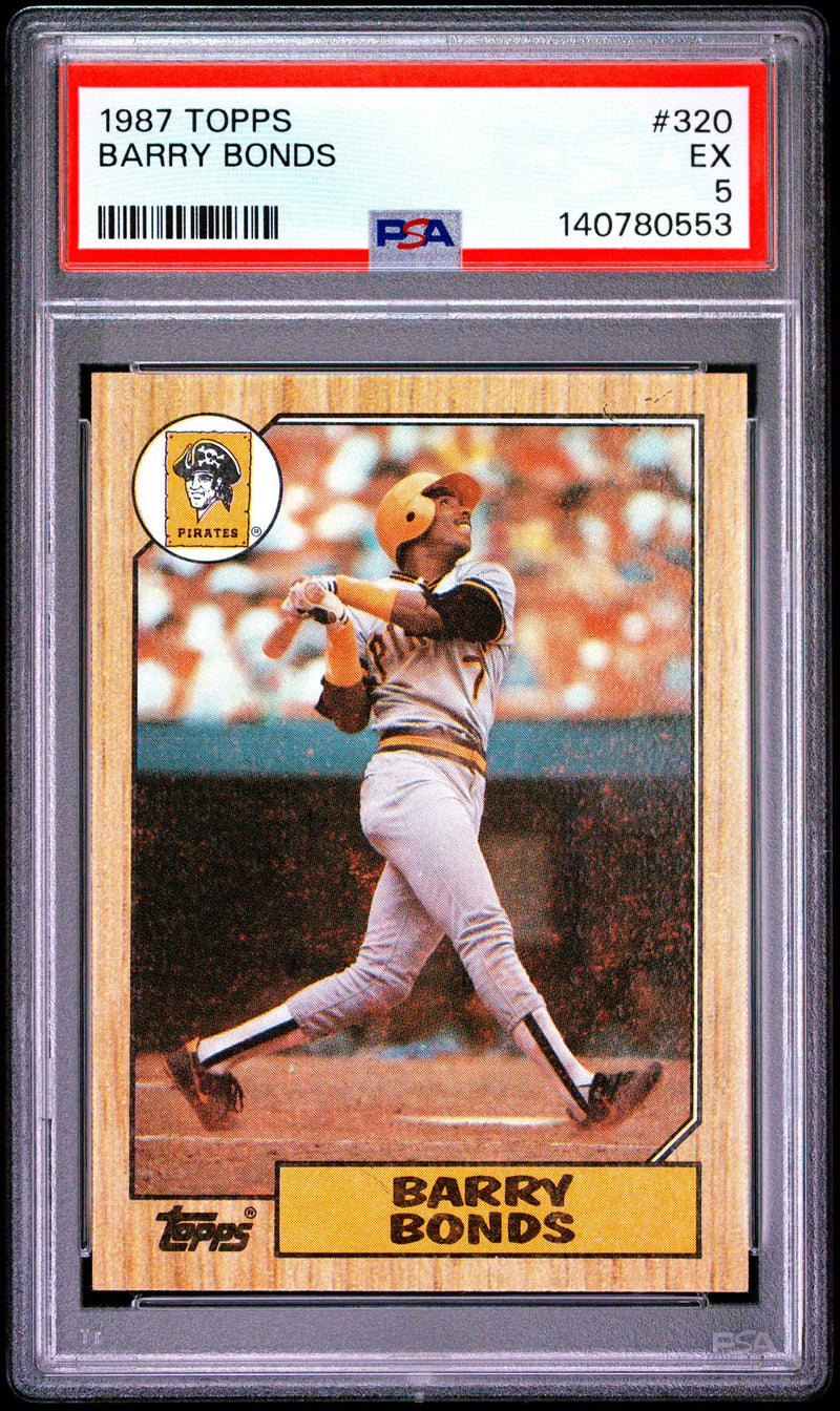 1987 Topps Barry Bonds #320 PSA 5