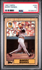 1987 Topps Barry Bonds #320 PSA 7