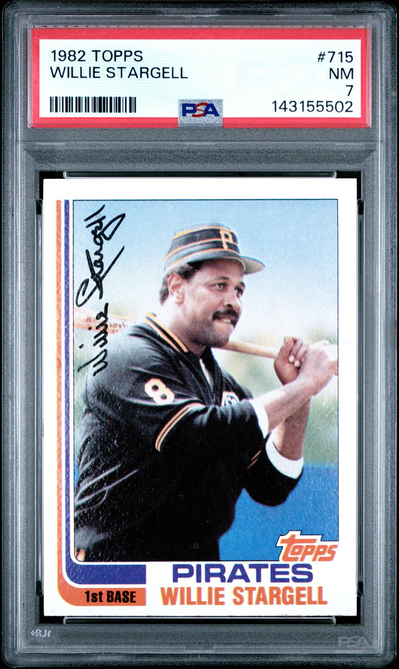 1982 Topps Willie Stargell #715 PSA 7