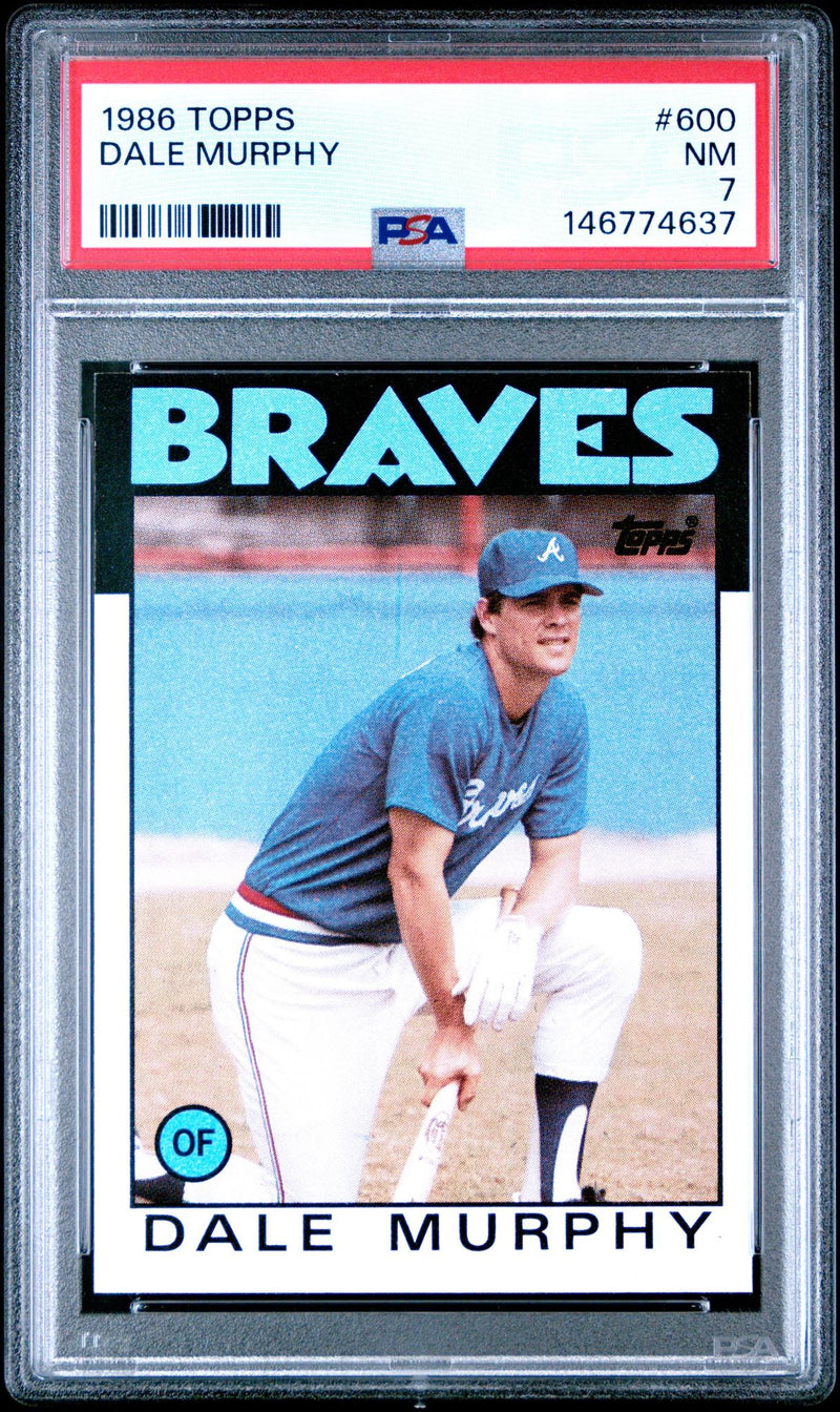 1986 Topps Dale Murphy #600 PSA 7