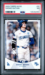 2024 Topps 50/50 Shohei Ohtani #81 PSA 7