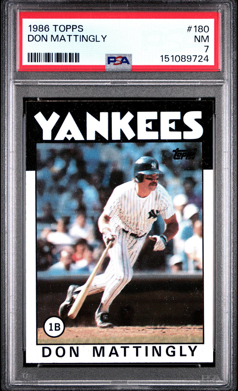 1986 Topps Don Mattingly #180 PSA 7