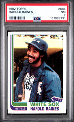 1982 Topps Harold Baines #684 PSA 7