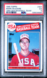 1985 Topps '84 USA Baseball Team Mark Mcgwire #401 PSA 5