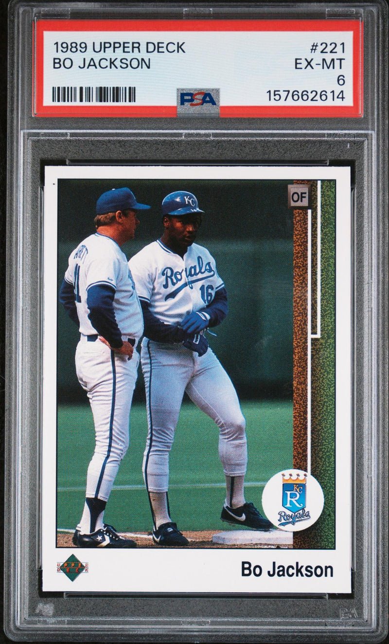 1989 Upper Deck Bo Jackson #221 PSA 6