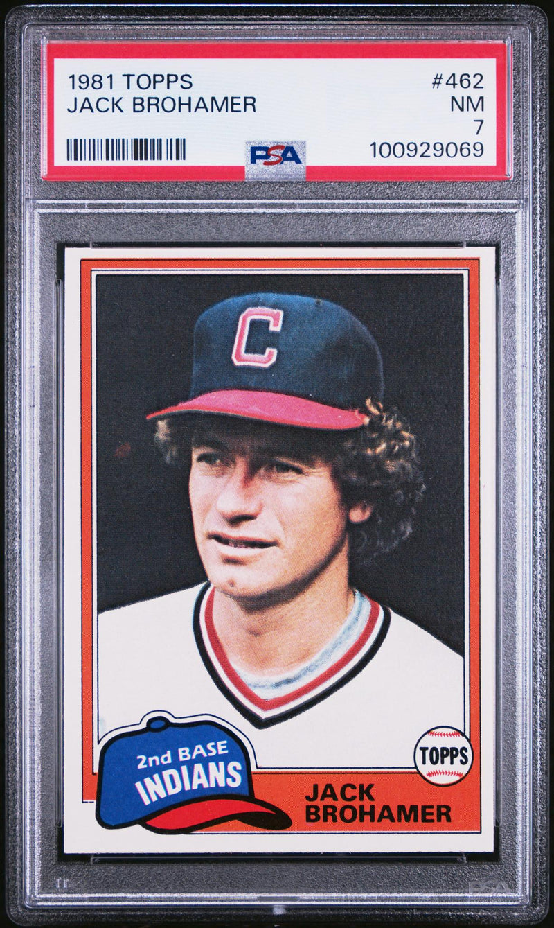 1981 Topps Jack Brohamer #462 PSA 7
