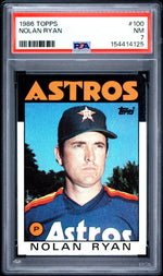 1986 Topps Nolan Ryan #100 PSA 7