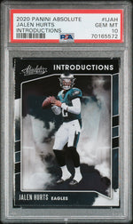 2020 Panini Absolute Introductions Jalen Hurts #12 PSA 10