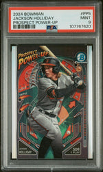 2024 Bowman Chrome Prospect Power Up Jackson Holliday #PP5 PSA 9