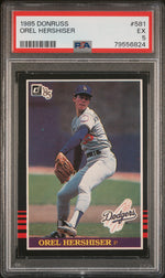 1985 Donruss Orel Hershiser #581 PSA 5